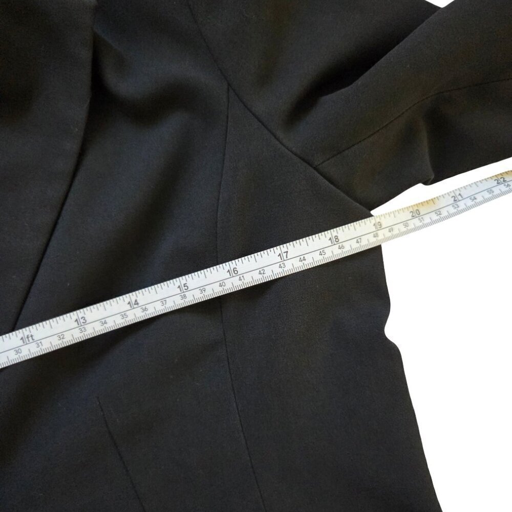 Charter Club Womens Black Blazer Size 6 Career Wear Business Classic Office - Picture 10 of 11